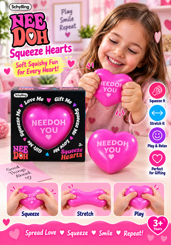 Nee Doh Squeeze Hearts – Heart-Shaped Squishy Toy
