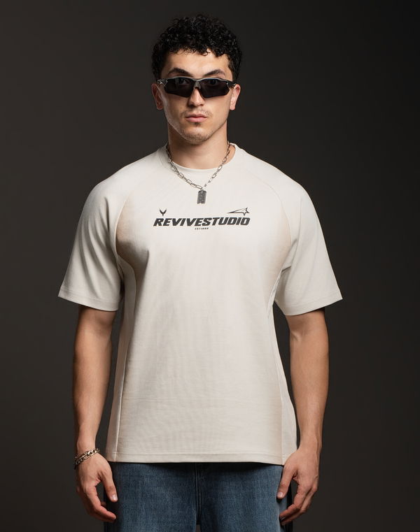 REVIVE Men's Oversized T-Shirt Grey