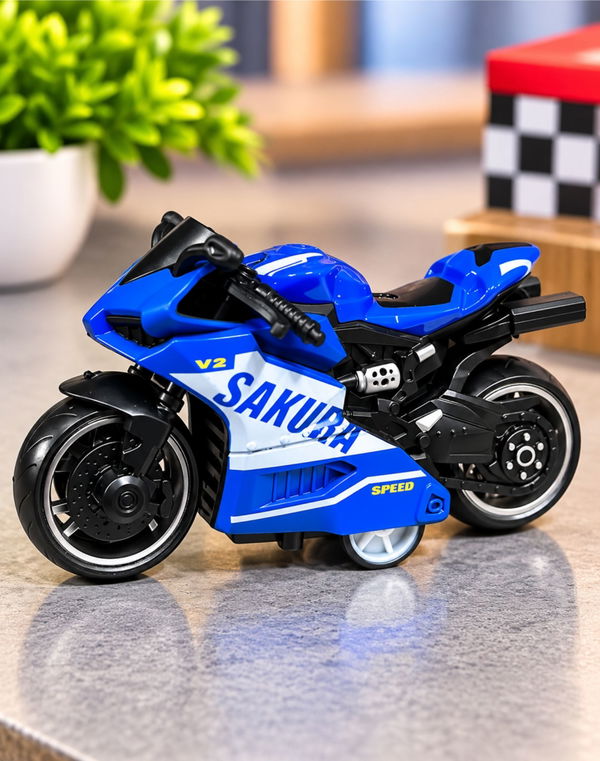 Sporty Bike Key Tag