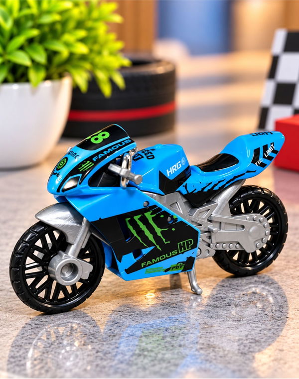 Sporty Bike Key Tag
