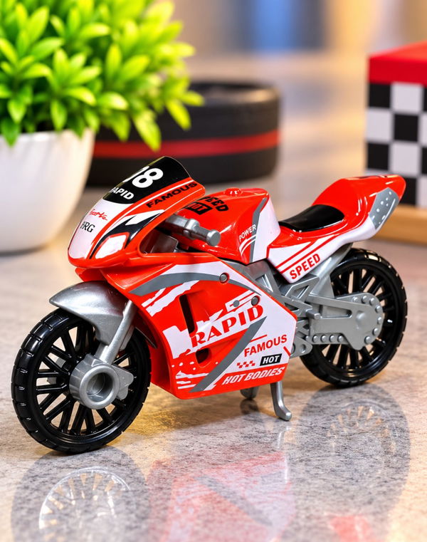 Sporty Bike Key Tag