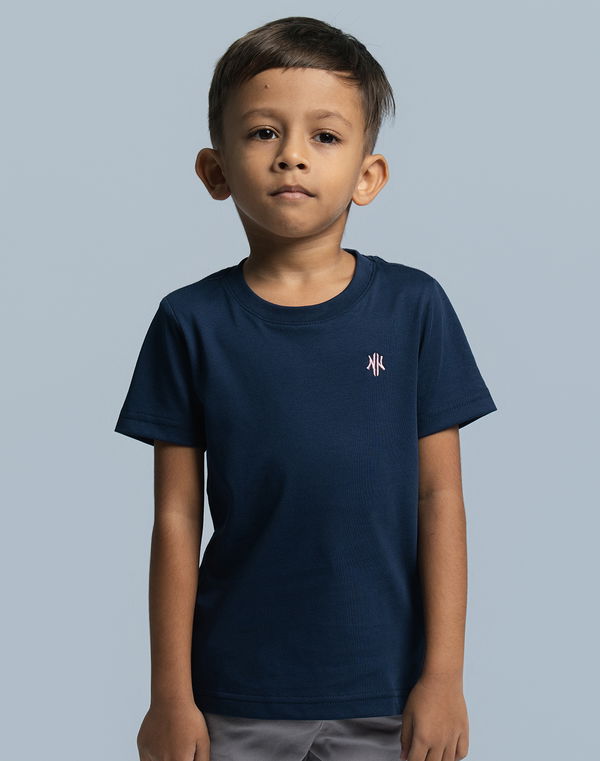 TOM DAVID Boys T-Shirt Navy Blue