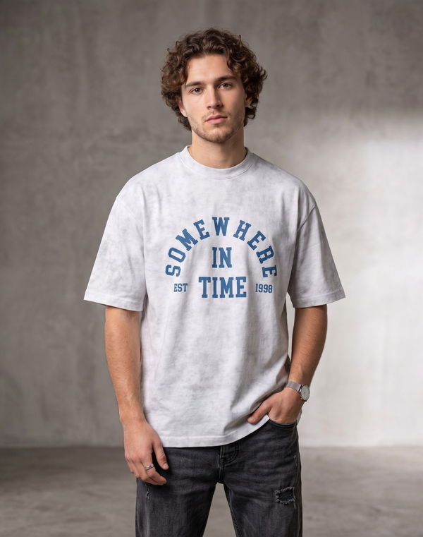 TOM DAVID Men's Oversized T-Shirt White