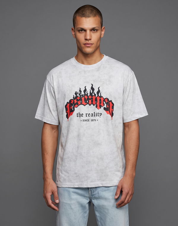 TOM DAVID Men's Oversized T-Shirt White