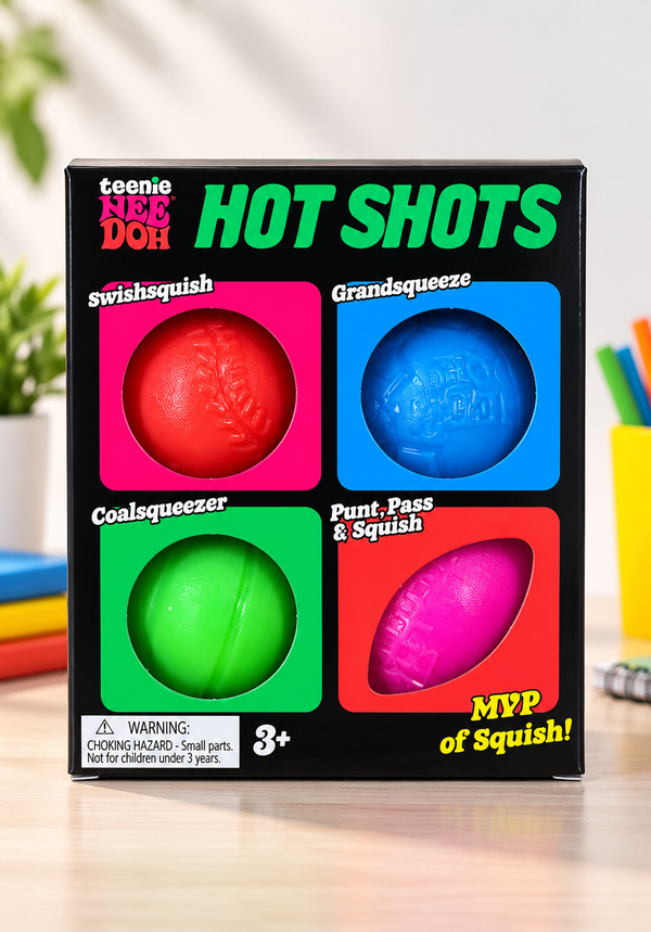 Teenie Nee Doh Hot Shots – Squishy Toy Set