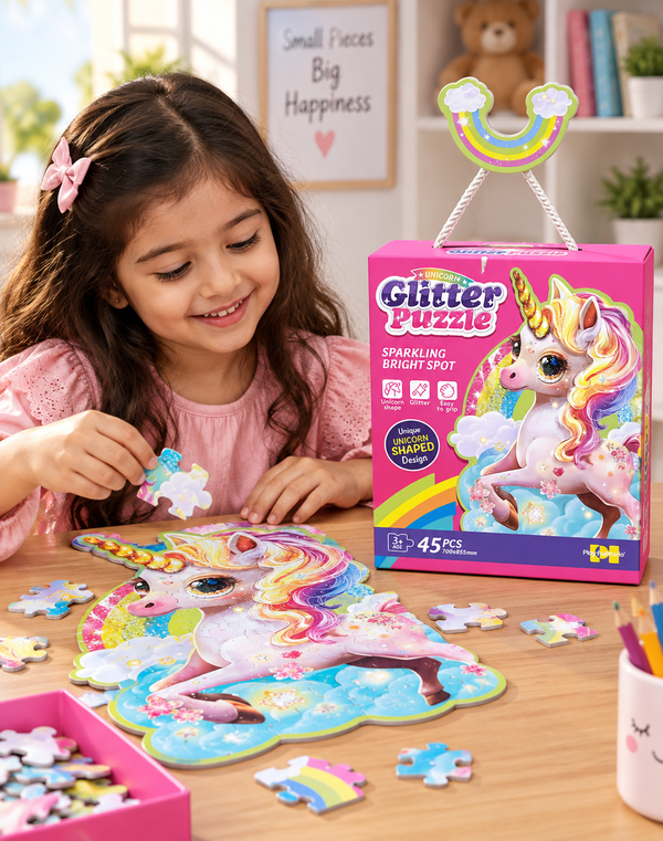 Unicorn Glitter Puzzle