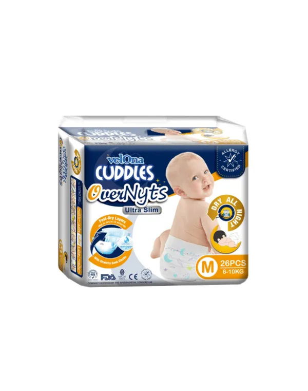 VELONA CUDDLES CLASSIC DIAPER - M 26 Pcs