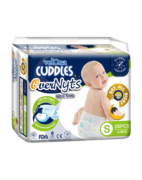 VELONA CUDDLES CLASSIC DIAPER - S - 28PCS