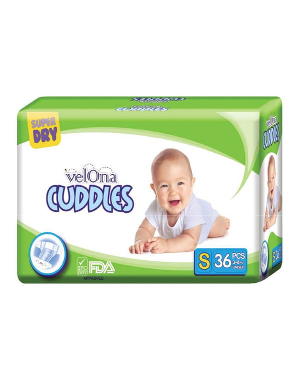 VELONA CUDDLES CLASSIC DIAPER - S 36 Pcs