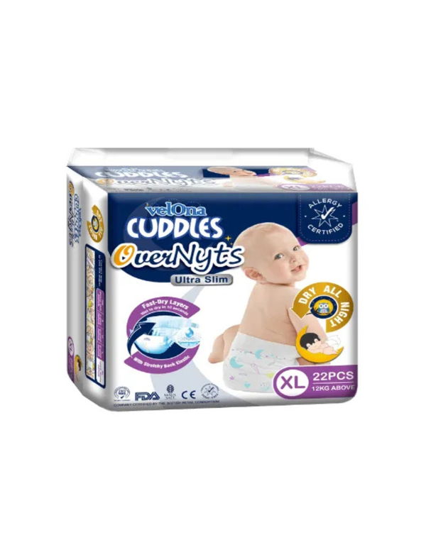 VELONA CUDDLES CLASSIC DIAPER - XL 22 Pcs