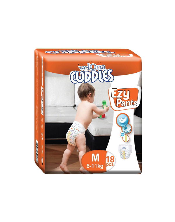 VELONA Cuddles Ezy Pant - M - 18PCS