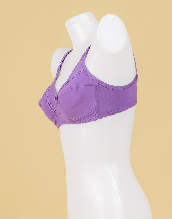 Women's Cotton Bra Purple