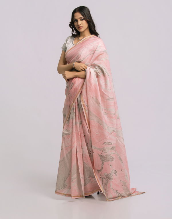 Women's Batik Cotton Saree Assorted