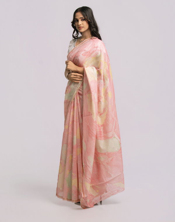 Women's Batik Cotton Saree Assorted
