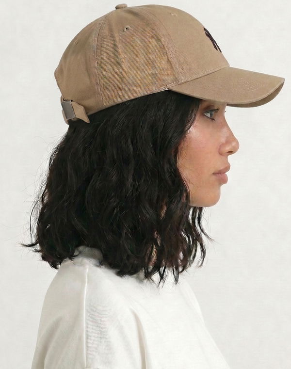 Women's Embroidery Cap Beige