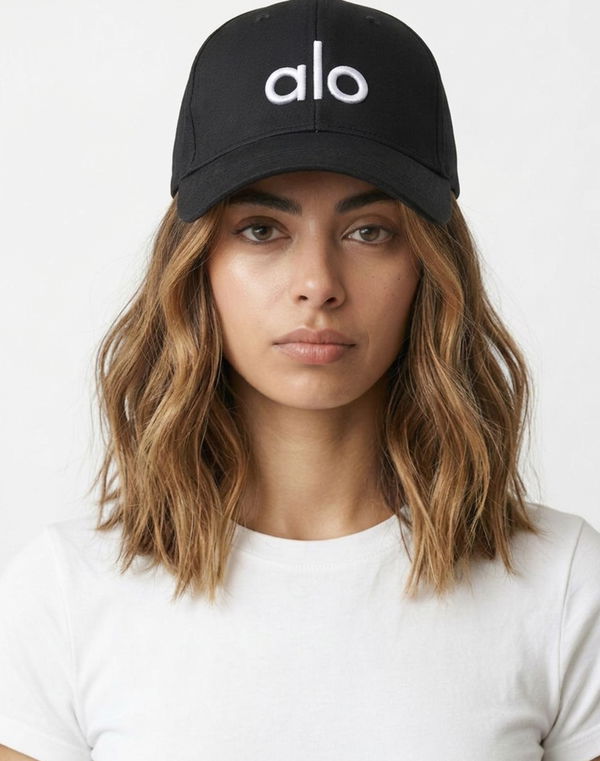 Women's Embroidery Cap Black