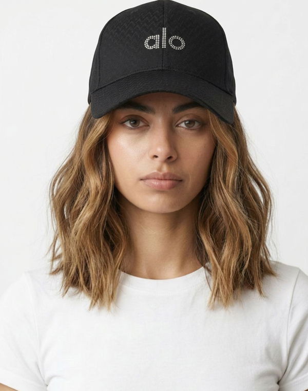 Women's Embroidery Cap Black