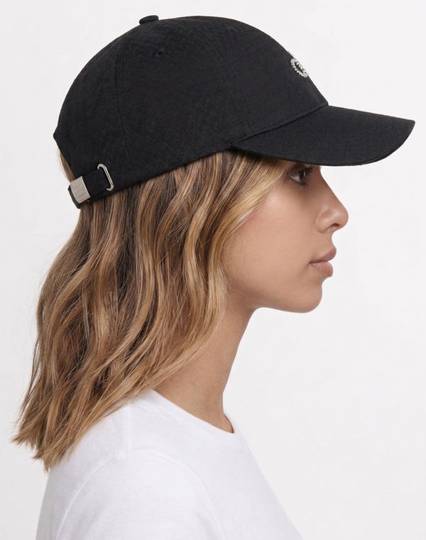 Women's Embroidery Cap Black