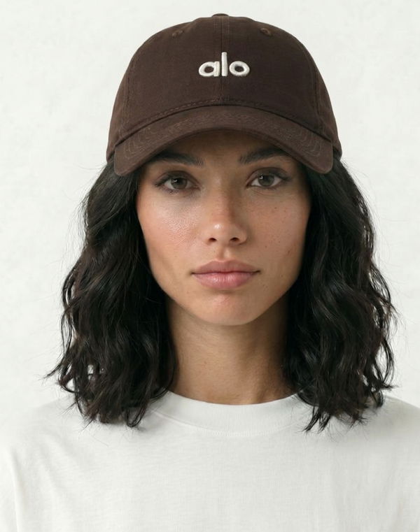 Women's Embroidery Cap Brown