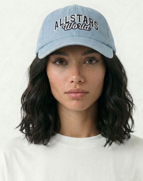 Women's Embroidery Cap Light Blue