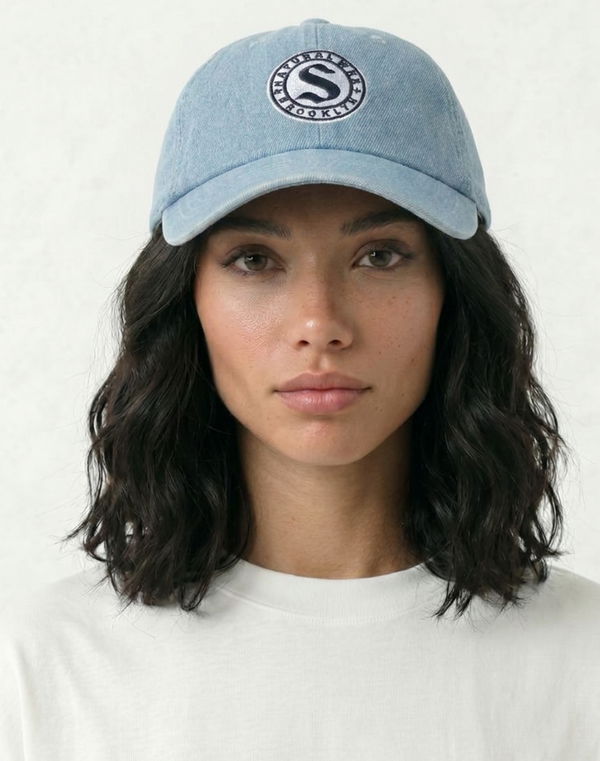 Women's Embroidery Cap Light Blue