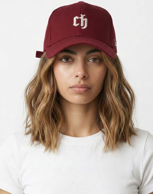Women's Embroidery Cap Maroon