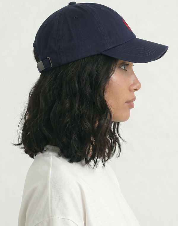 Women's Embroidery Cap Navy Blue