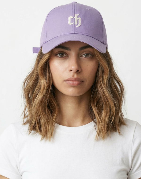 Women's Embroidery Cap Purple