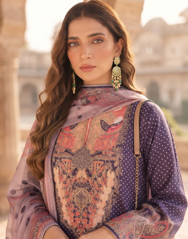 Women's Embroidery Shalwar Material