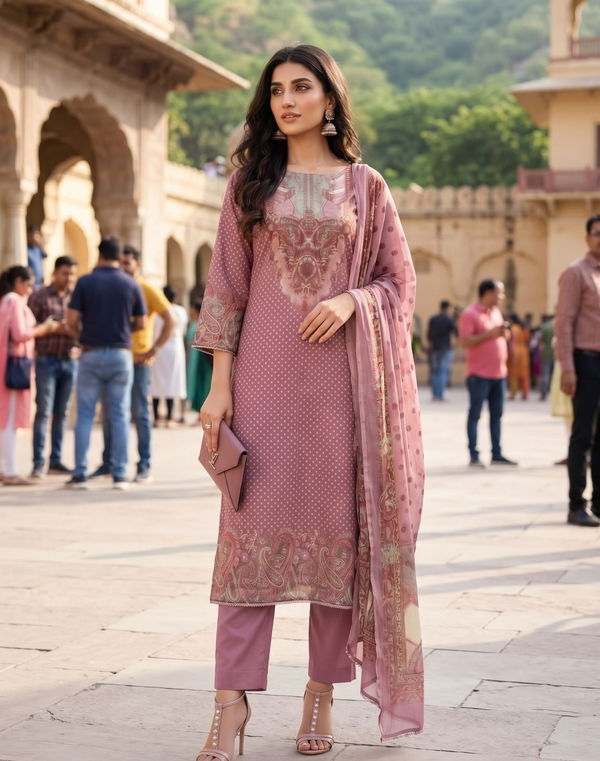 Women's Embroidery Shalwar Material