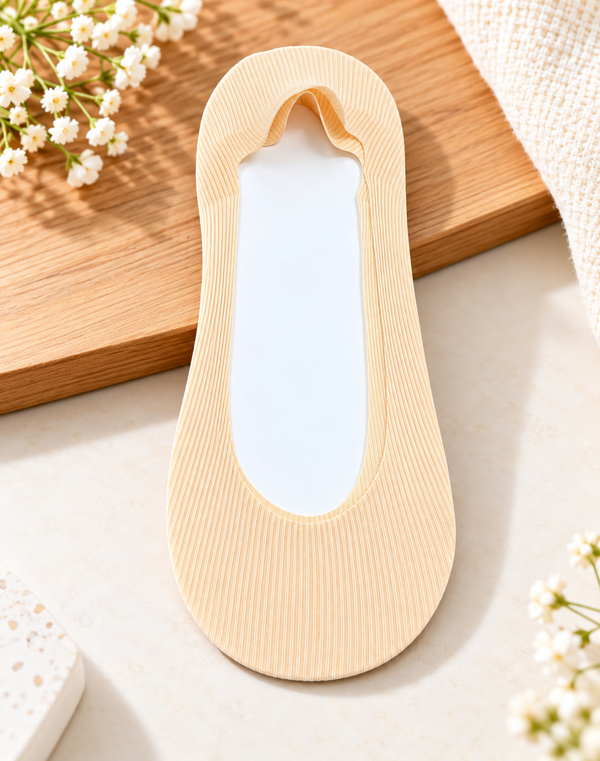 Women's Invisible Socks Beige