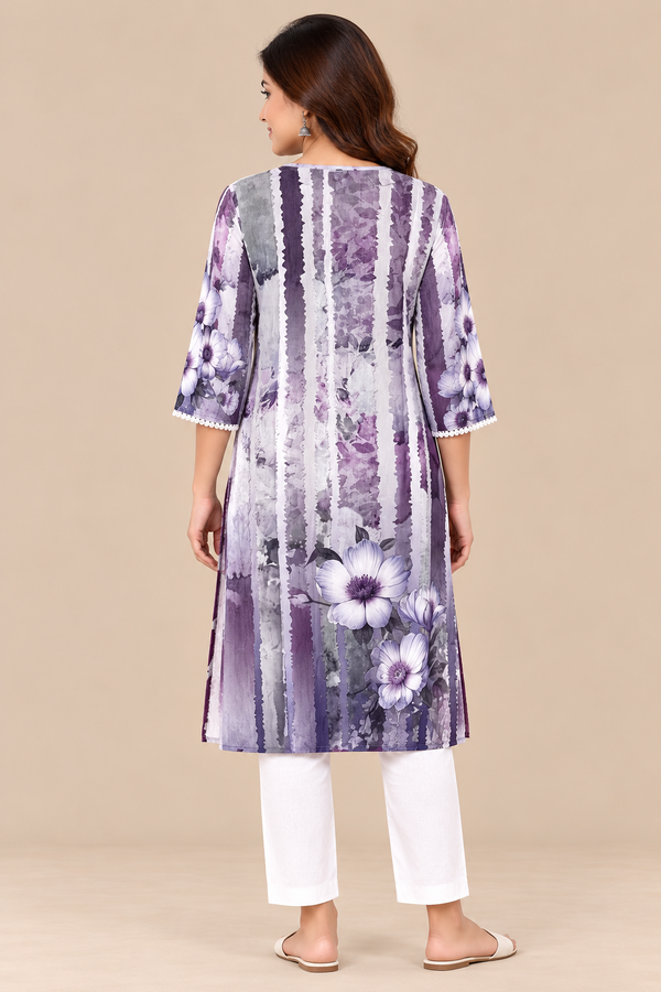 Women's Mid Length Printed Kurta