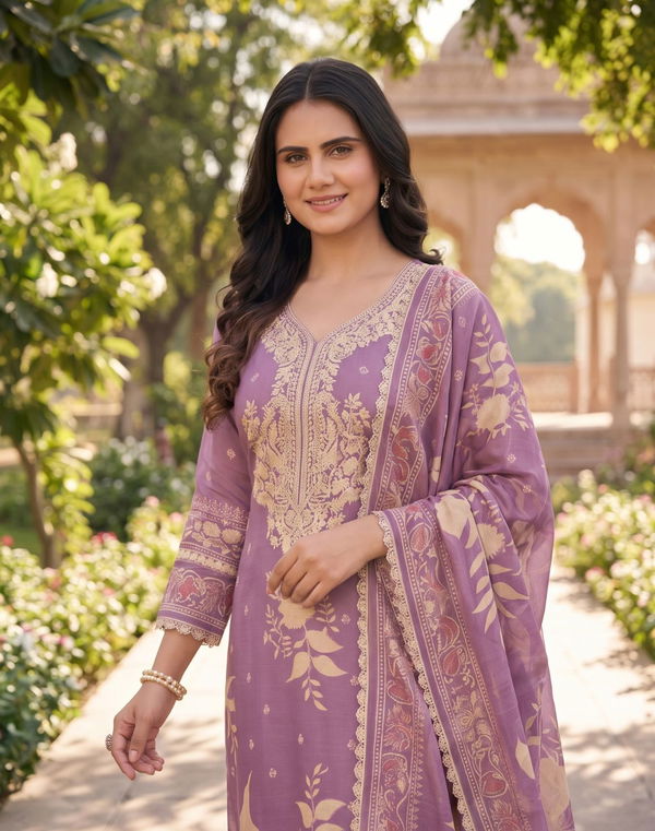 Women's Printed Shalwar Material