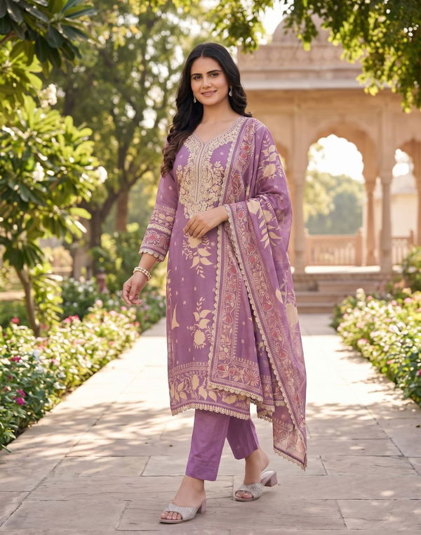 Women's Printed Shalwar Material