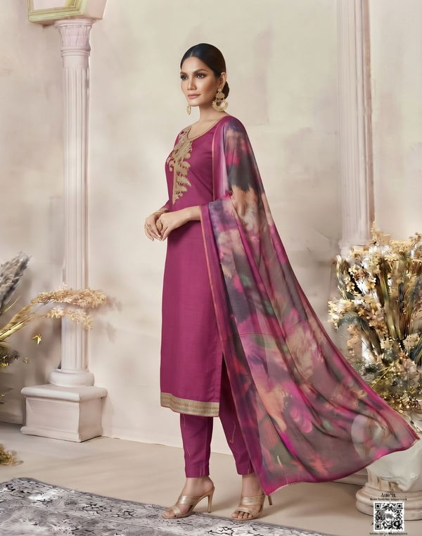 Women's Threadwork Shalwar Material