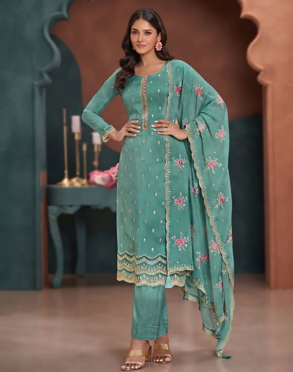 Women's Threadwork Shalwar Material