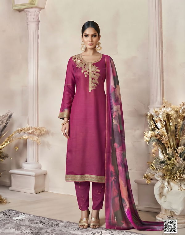 Women's Threadwork Shalwar Material
