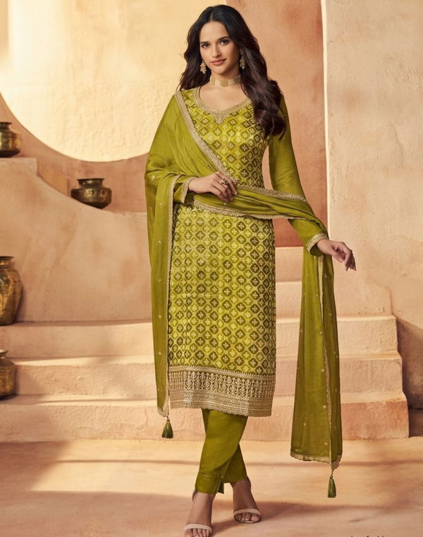 Women's Threadwork Shalwar Material