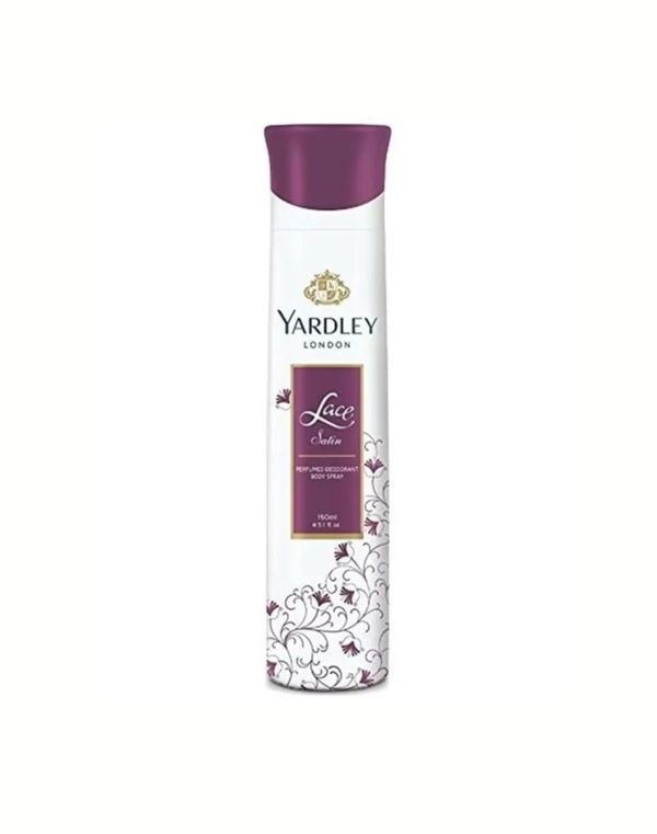 YARDLY London Lace Satin Women's Perfumed Deodorant Spray