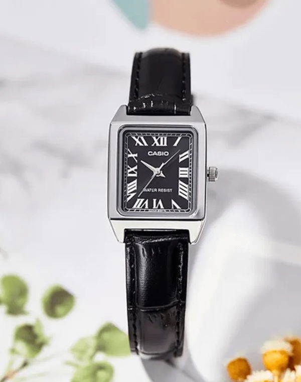 CASIO Enticer Analog Black Dial Women's Watch
