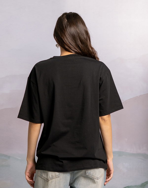 HUF & DEE Women's Oversized T-Shirt Black