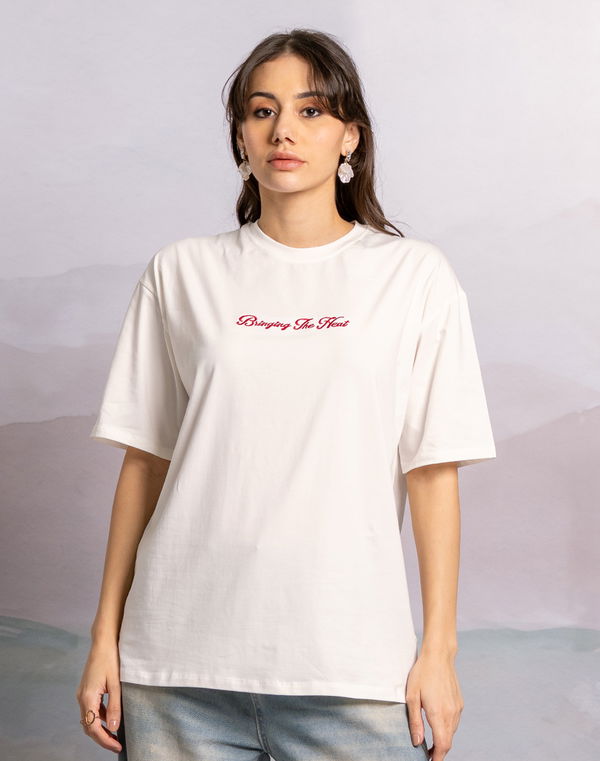 HUF & DEE Women's Oversized T-Shirt White