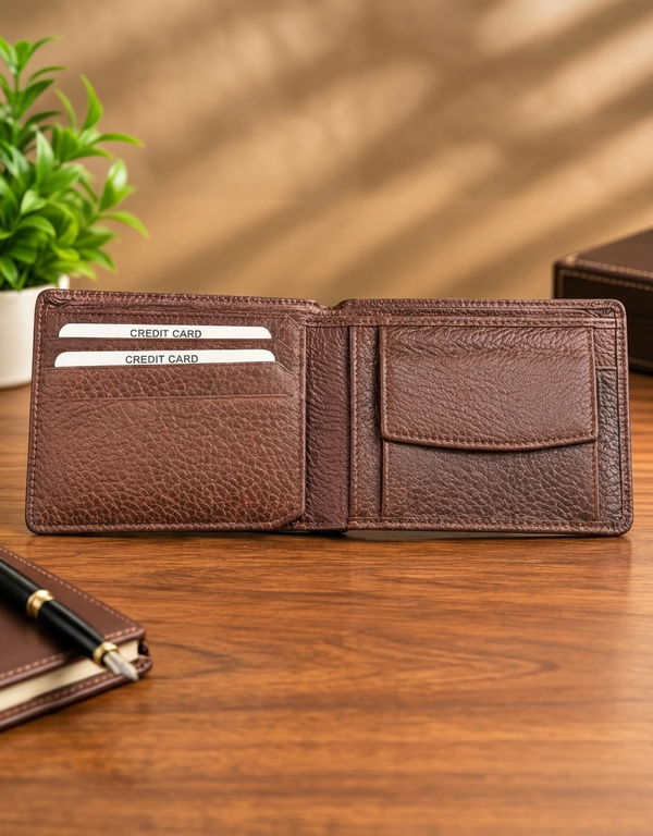 NOLIMIT Men's Bill Fold Leather Wallet