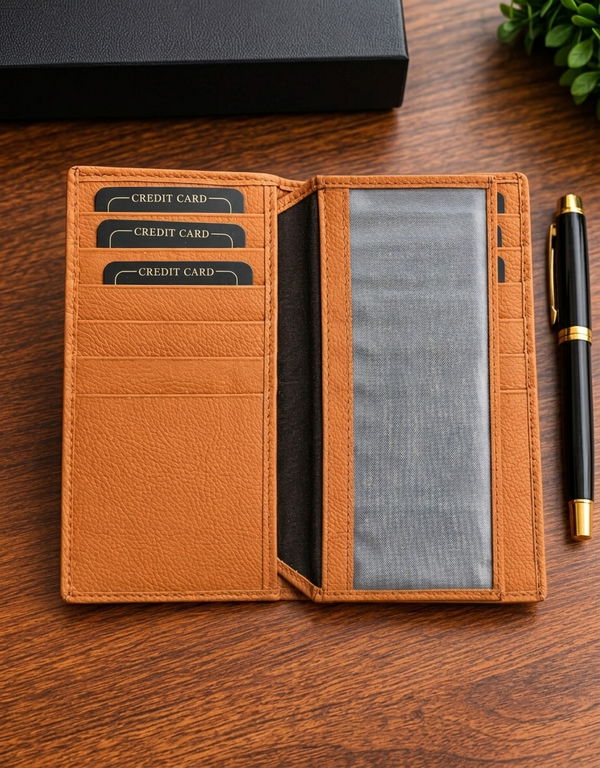 NOLIMIT Men's Bill Fold Leather Wallet