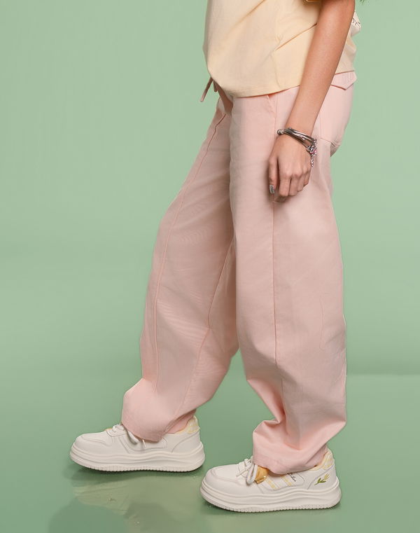 NOLIMIT THE SECRET GARDEN Kids Girls Pant Pink