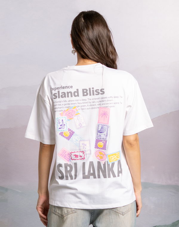 PINK ELEPHANT Women's Oversized T-Shirt White