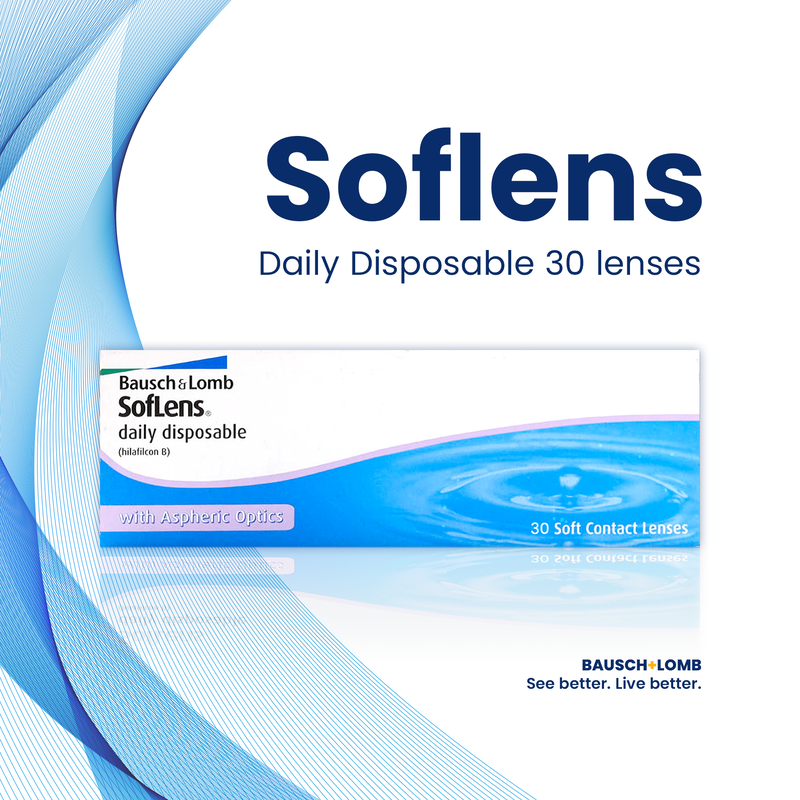 B&L SOFLENS DAILY DISPOSABLES 30 LENSES
