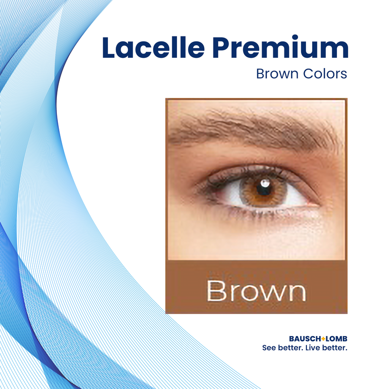 BAUSCH & LOMB LACELLE PREMIUM RX BRWN