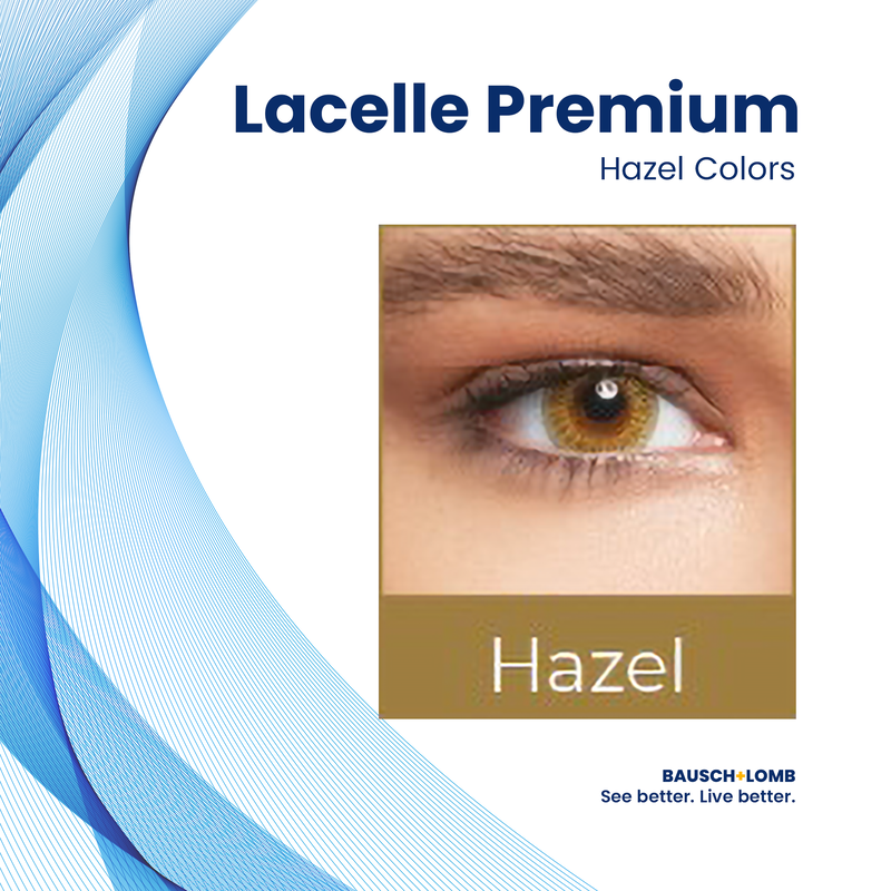BAUSCH & LOMB LACELLE PREMIUM RX HAZEL