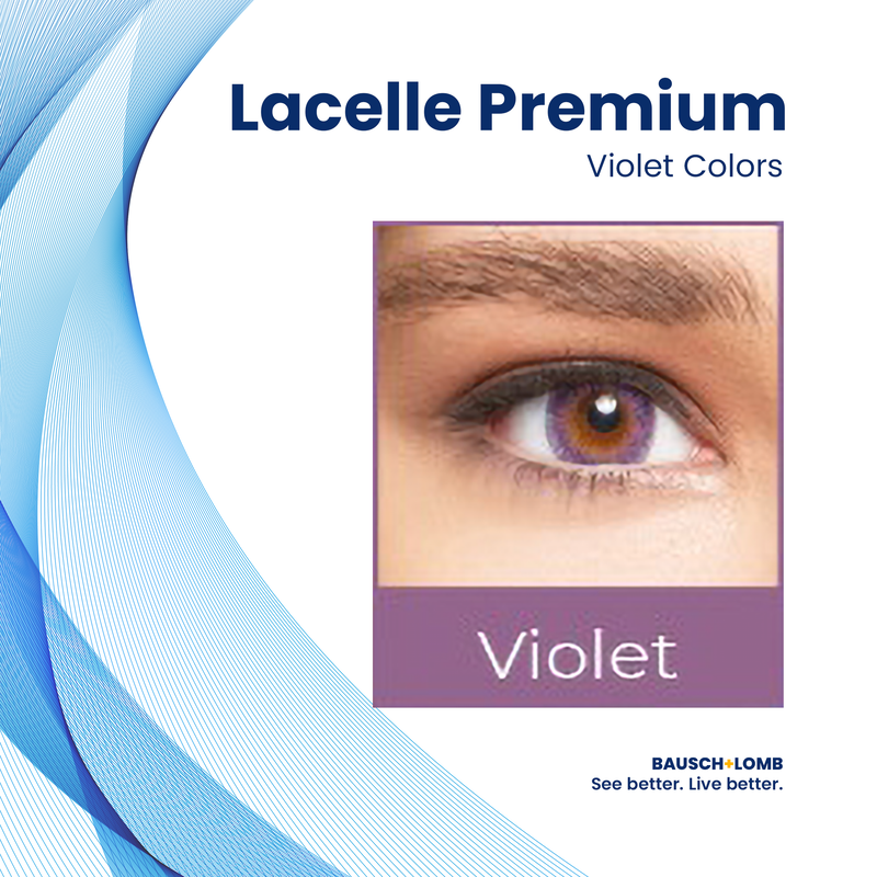BAUSCH & LOMB LACELLE PREMIUM RX VIOLET